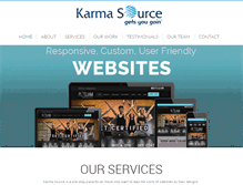 Tablet Screenshot of karmasource.net